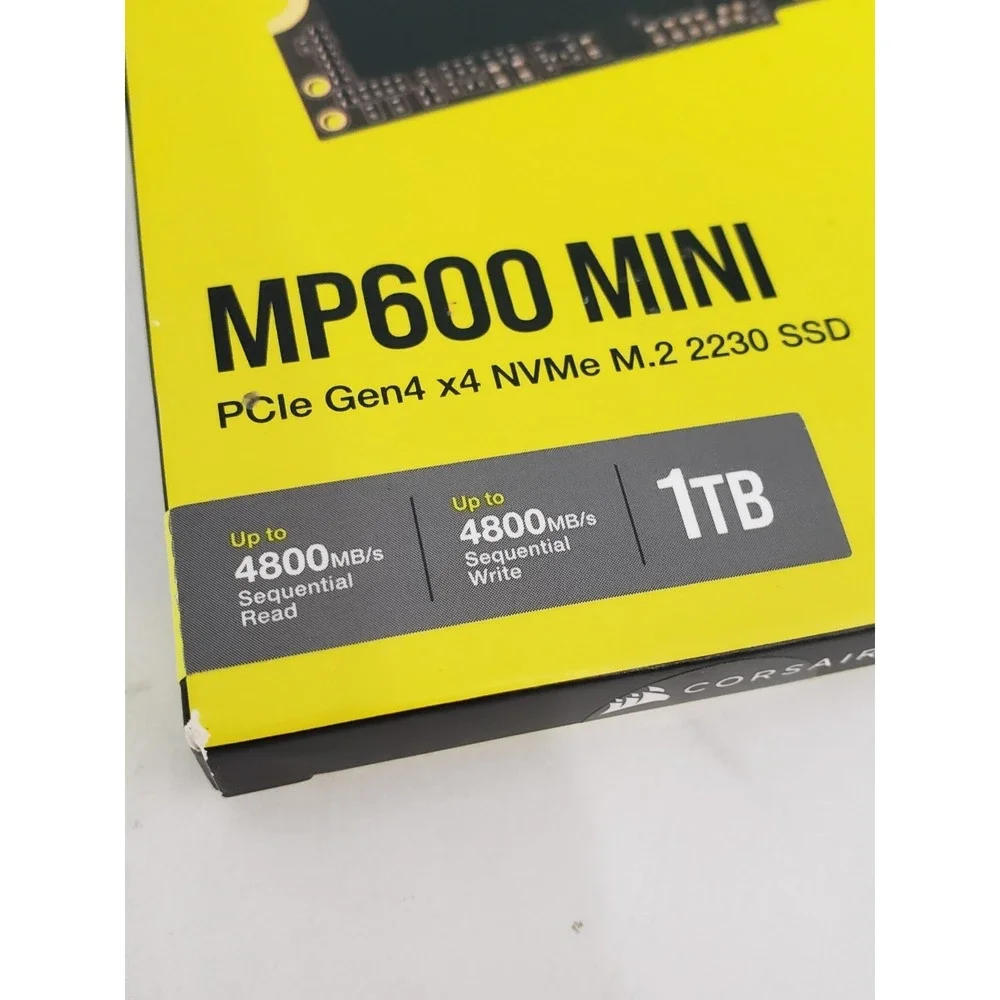Corsair MP600 Mini 1TB M.2 NVMe PCle x4 Gen4 2 SSD - M.2 2230, High Density 3D